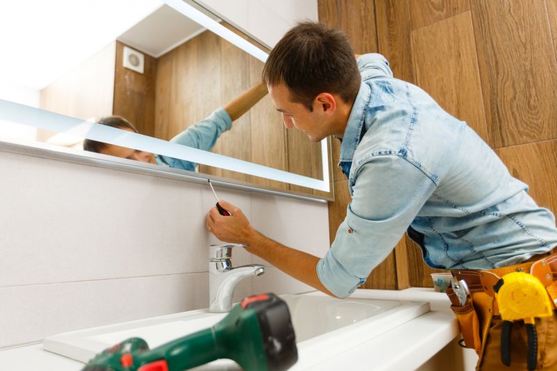 Installing a new bathroom fixture